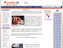 Tablet Screenshot of mercados.us